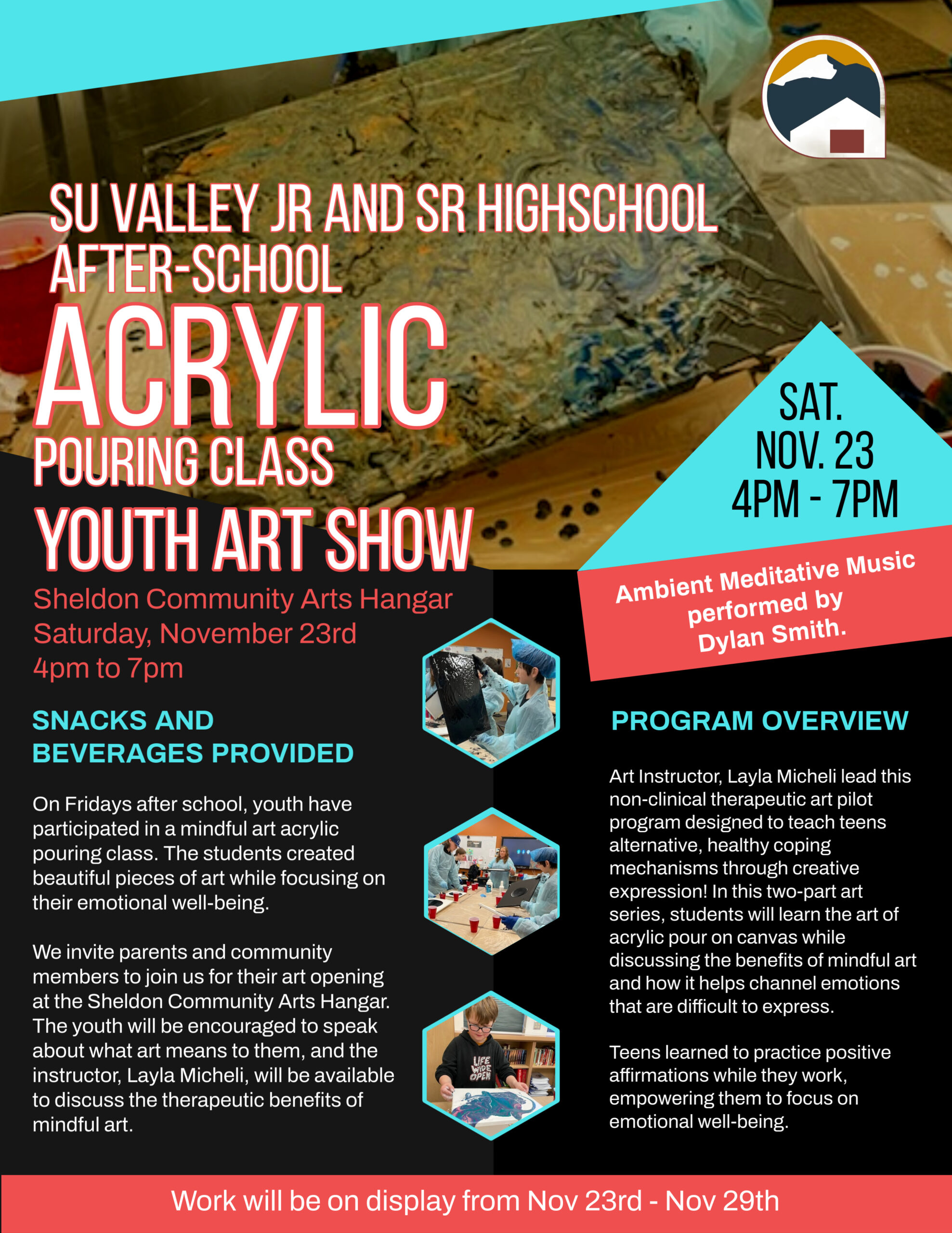 Su Valley Afterschool Acrylic Pour Art Show