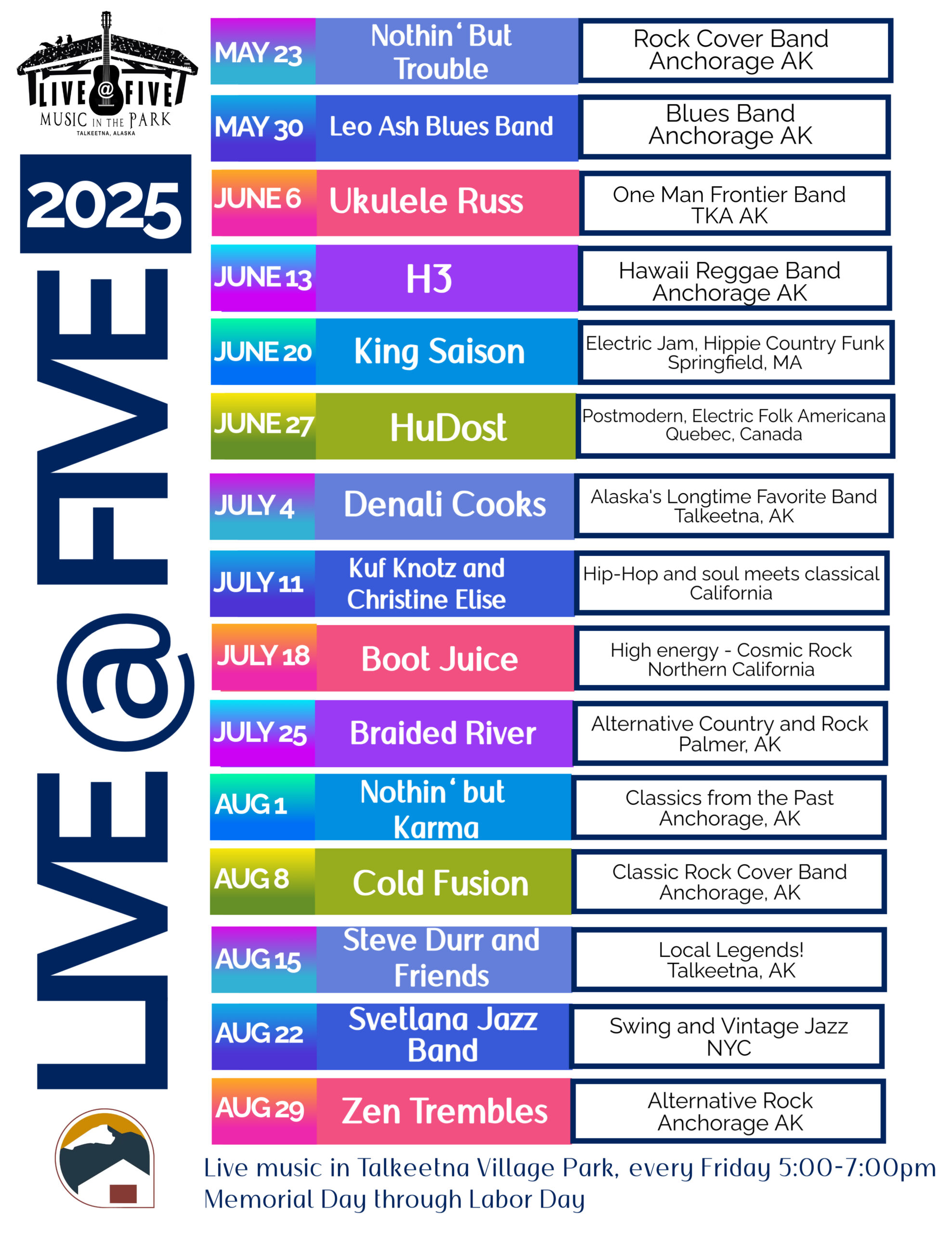 Live at Five 2025 lineup for chamber (1)