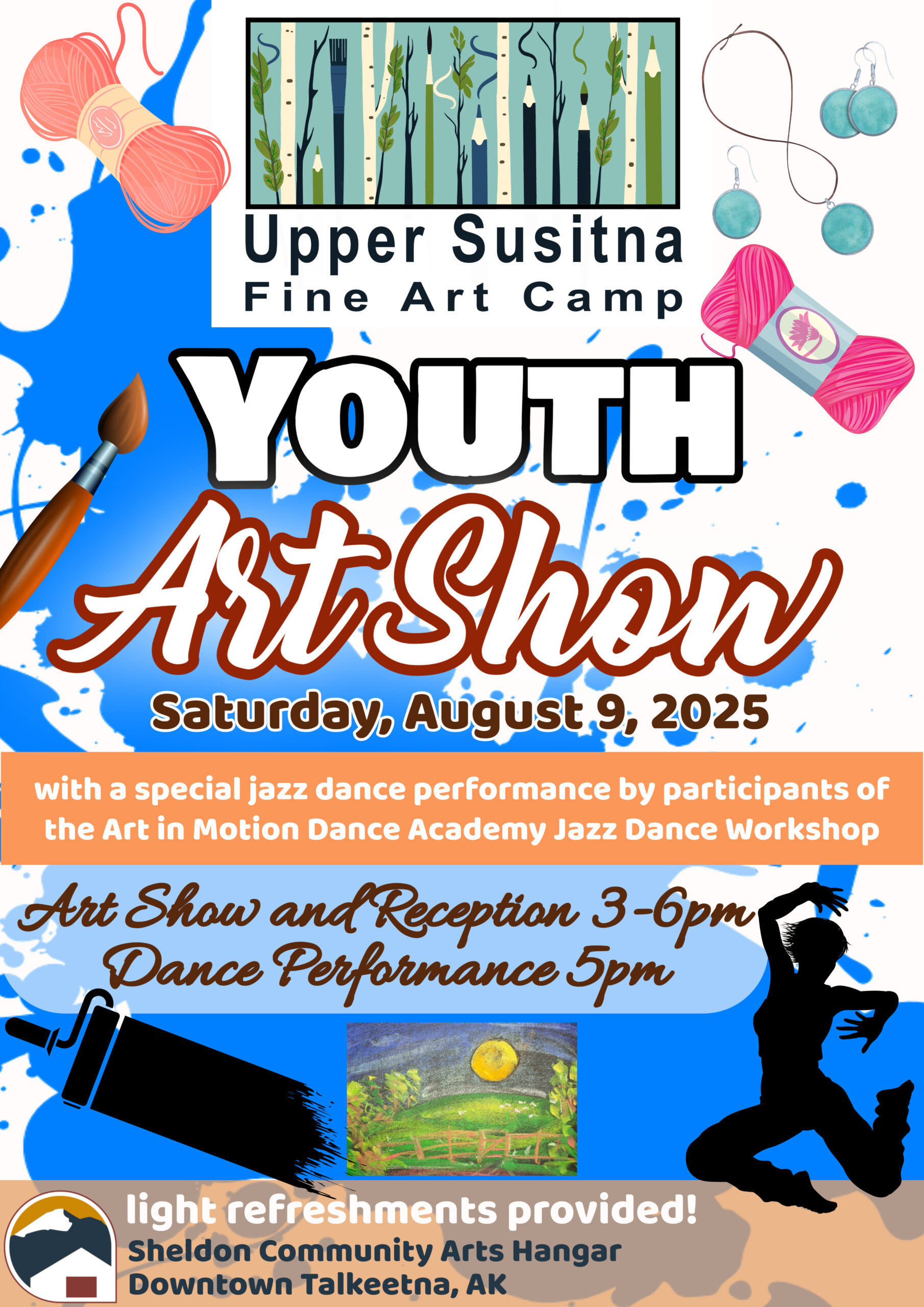 USFAC Art Show Opening Reception and Art in Motion Jazz Dance Performance
