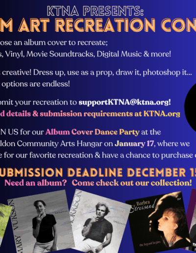 KTNA Album Art Contest Submission Due