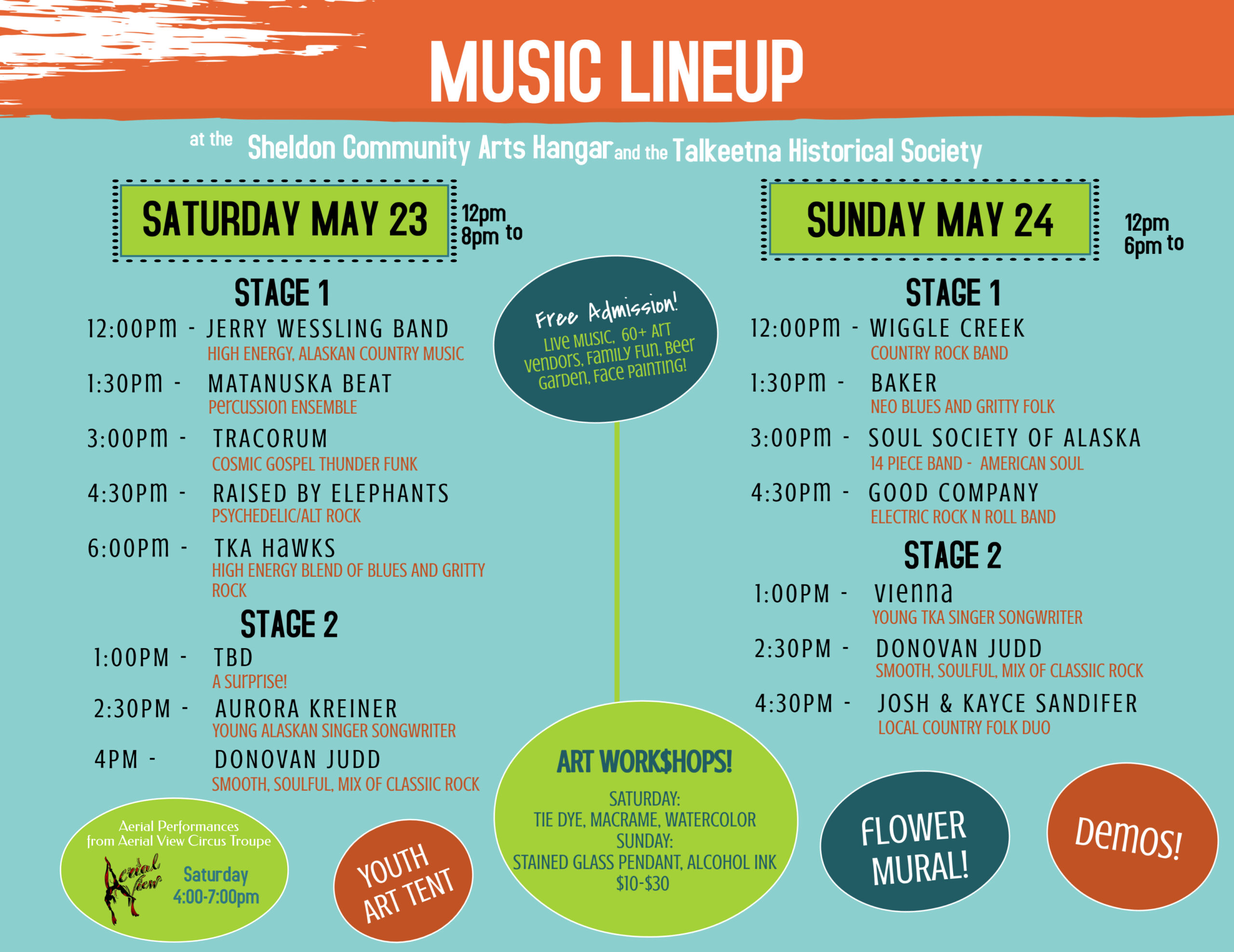 Talkeetna Art Festival 2026 LineUp website post (1) (1)
