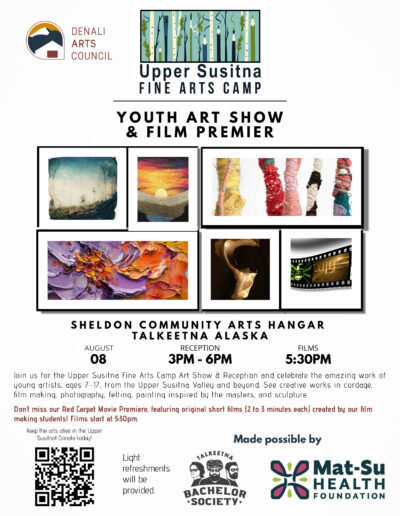 Upper Susitna Fine Arts Camp Reception and Film Premier