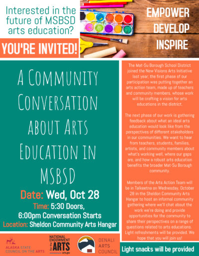 Arts Alliance Community Conversation