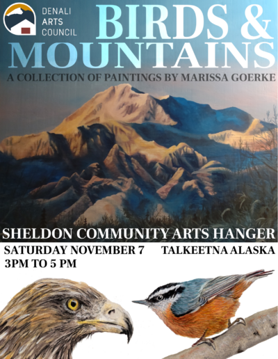 Birds & Mountains – A Collection of Paintings by Marissa Goerke